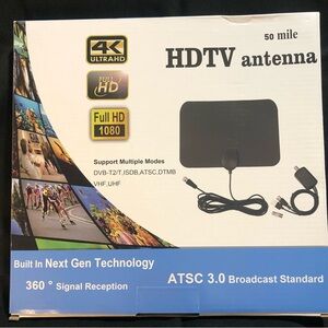 DIGITAL HDTV ANTENNA 50 mile